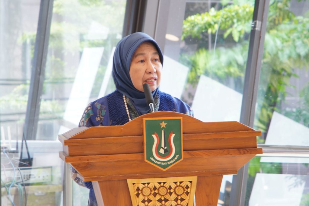 1dalam sambutannya wakil rektor bidang penelitian pengabdian kepada masyarakat dan kerja sama unas prof. dr. ernawati sinaga m.s. apt 1024x683