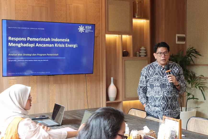 Fabby Tumiwa CEO IESR dalam Forum Editorial Ketahanan Energi 11zon